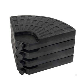 Color Baby Soporte Parasol 4 Piezas Plástico 52/66 kg 48x48x7.5cm