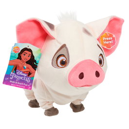 Just Play Peluche Pua Vainana Con Sonidos 58131 - Muñeco interactivo con sonidos y peluche suave de la película Vaiana