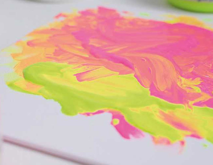 Kreul Pintura dedos para textil verde 250ml