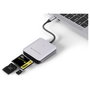 Conceptronic BIAN09G Lector de tarjetas USB 3.2 Gen 2 Type-C Gris
