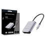 Conceptronic BIAN09G Lector de tarjetas USB 3.2 Gen 2 Type-C Gris