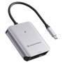 Conceptronic BIAN09G Lector de tarjetas USB 3.2 Gen 2 Type-C Gris
