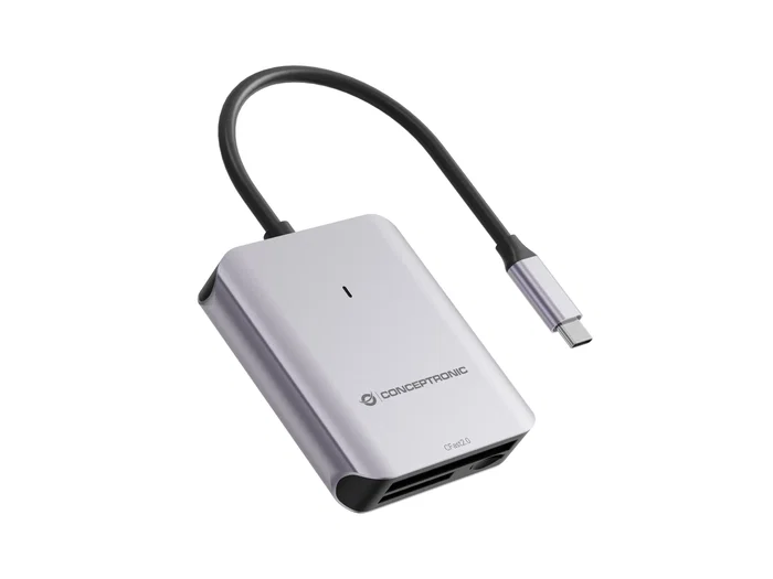 Conceptronic BIAN09G Lector de Tarjetas USB-C para CFast 2.0, SD y MicroSD