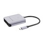 Conceptronic BIAN09G Lector de tarjetas USB 3.2 Gen 2 Type-C Gris