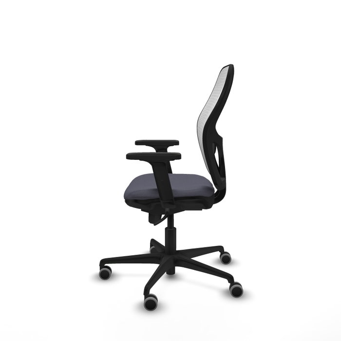 PIQUERAS Y CRESPO Silla de oficina Jorquera con mecanismo Sincro, Gris y Blanco PIQUERAS Y CRESPO Silla de oficina Jorquera con mecanismo Sincro, Gris y Blanco