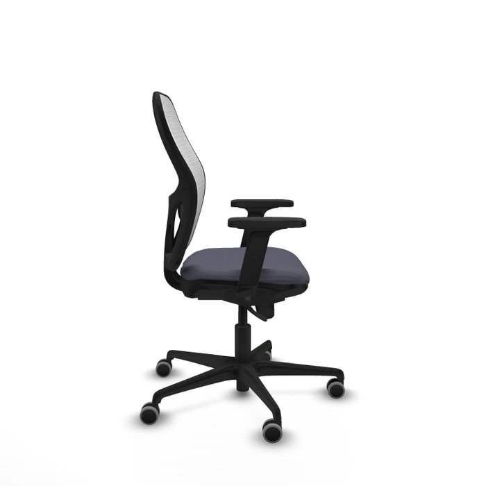 PIQUERAS Y CRESPO Silla de oficina Jorquera con mecanismo Sincro, Gris y Blanco PIQUERAS Y CRESPO Silla de oficina Jorquera con mecanismo Sincro, Gris y Blanco