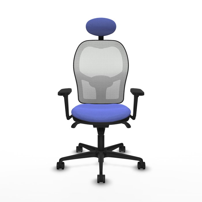 PIQUERAS Y CRESPO Silla de oficina Jorquera Azul claro y Blanco
