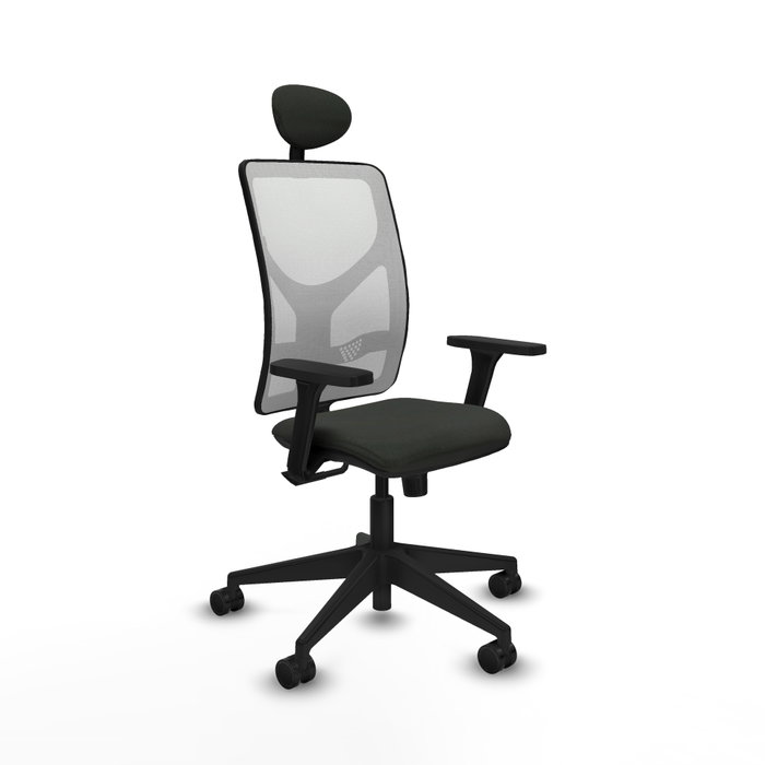 PIQUERAS Y CRESPO Silla de oficina Motilla con mecanismo Sincro, brazos 3D y cabecero fijo PIQUERAS Y CRESPO Silla de oficina Motilla con mecanismo Sincro, brazos 3D y cabecero fijo