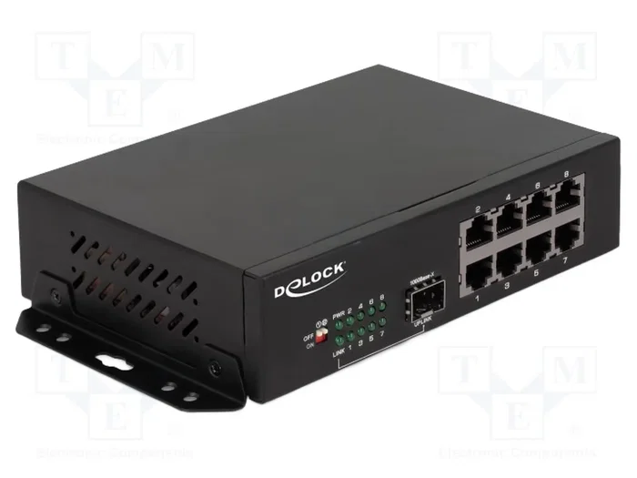 DeLOCK 87708 Switch Gigabit Ethernet de 8 Puertos RJ-45 y 1 SFP DeLOCK 87708 Switch Gigabit Ethernet de 8 Puertos RJ-45 y 1 SFP