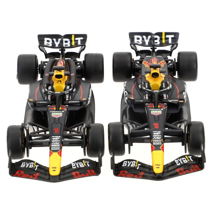 BURAGO Blister 4 coches Campeonatos F1 Red Bull metal escala 1:43