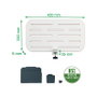 Leitz Organizador de Escritorio Ergo con Panel de Anclaje Blanco