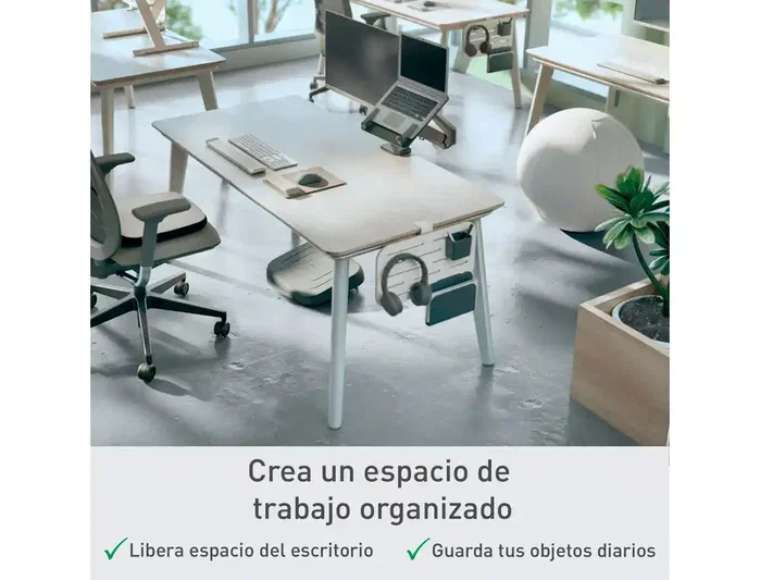Leitz Organizador de Escritorio Ergo con Soporte para Portátil 420x250 mm Leitz Organizador de Escritorio Ergo con Soporte para Portátil 420x250 mm