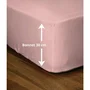 Lovely Home LH71626 Sábana Bajera Ajustable 180x200+30 cm Rosa