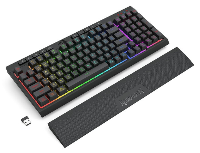 Redragon Shiva 98 Pro K515-Pro Teclado Gaming Inalámbrico RGB Negro Redragon Shiva 98 Pro K515-Pro Teclado Gaming Inalámbrico RGB Negro
