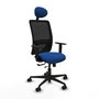 PIQUERAS Y CRESPO Silla de oficina Zulema Azul y Negro con Mecanismo Sincro/Traslack
