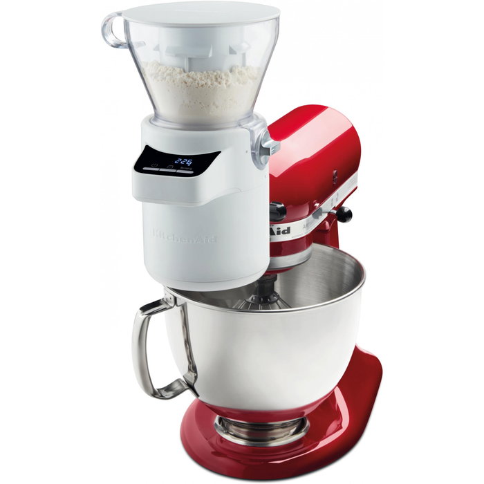 KitchenAid 5KSMSFTA Tamizador con Balanza Digital Blanco