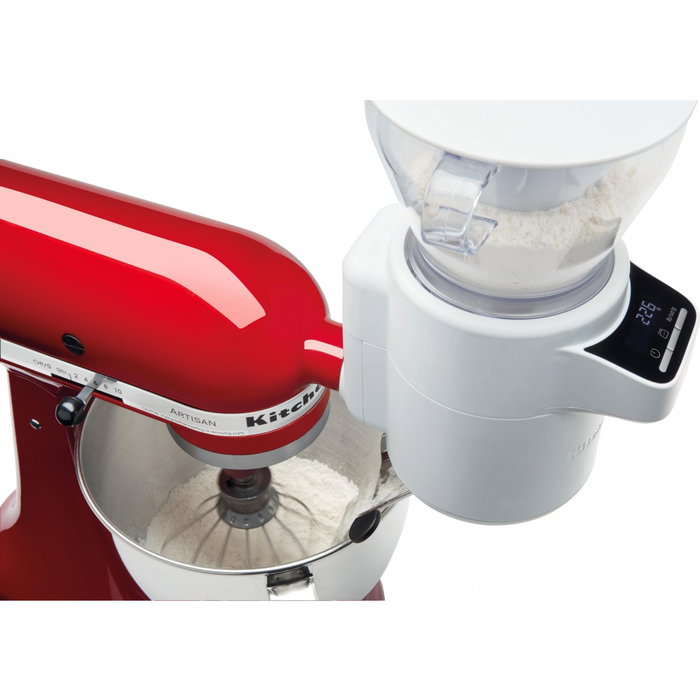 KitchenAid 5KSMSFTA Tamizador con Balanza Digital Blanco