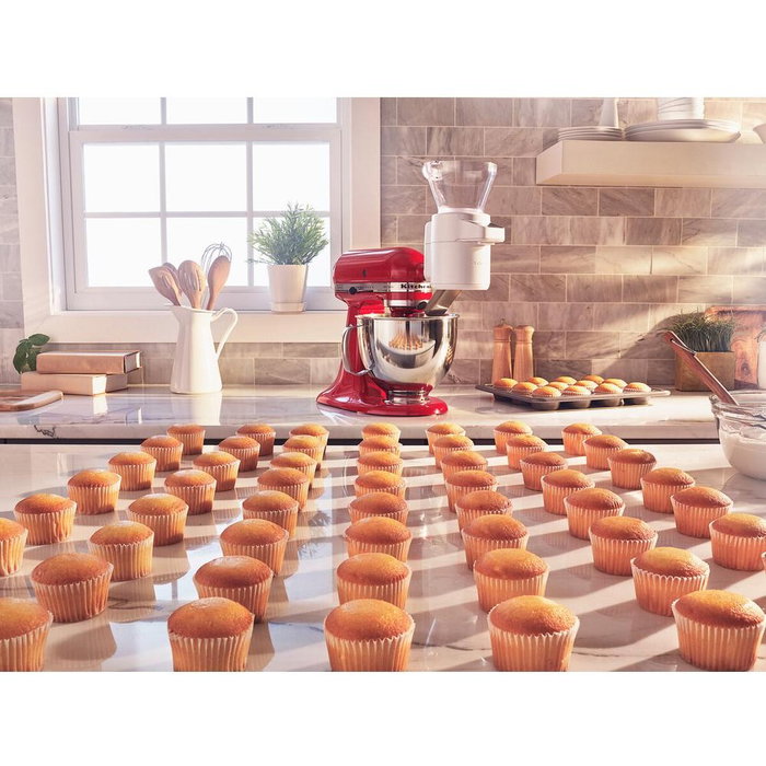 KitchenAid 5KSMSFTA Tamizador con Balanza Digital Blanco