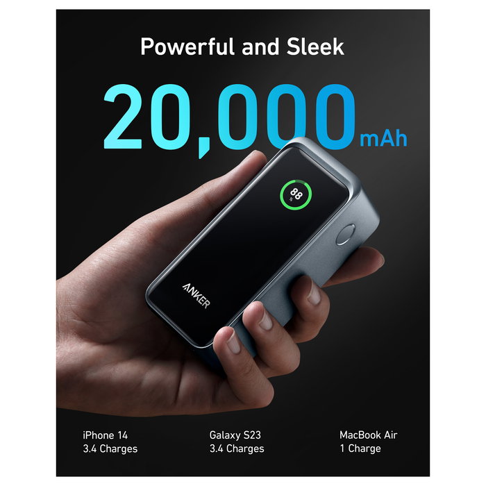 Anker Prime Power Bank 20.000 mAh Negro Anker Prime Power Bank 20.000 mAh Negro