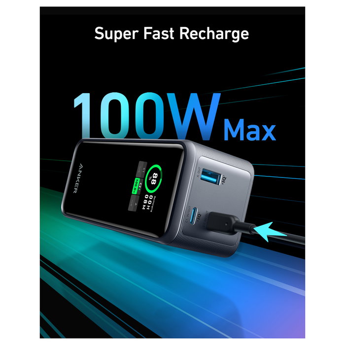 Anker Prime Power Bank 20.000 mAh Negro Anker Prime Power Bank 20.000 mAh Negro