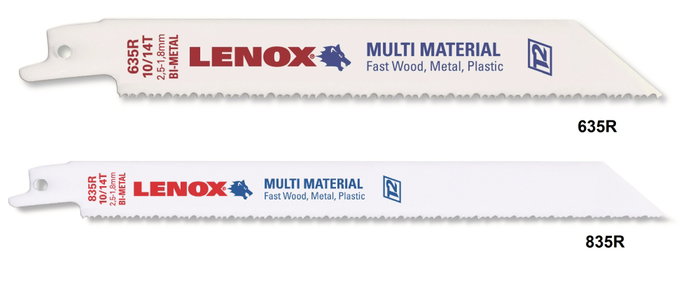 Lenox Hoja de Sable Bimetálica 225x25x1,1 mm 10TPI Blíster 5 unidades Lenox Hoja de Sable Bimetálica 225x25x1,1 mm 10TPI Blíster 5 unidades