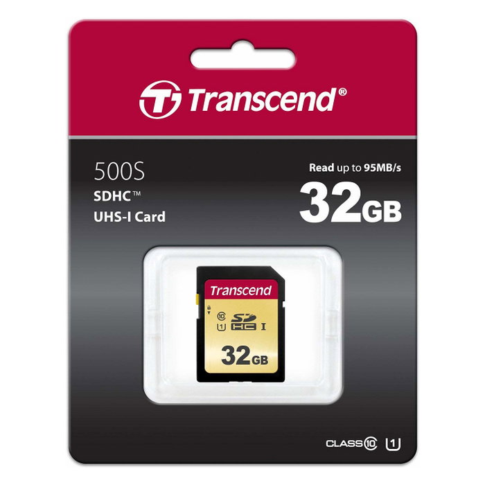 Transcend Tarjeta SDHC 32 GB SDC500S
