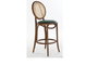 DKD Home Decor Taburete Horeca Marron Oscuro 43 x 108 x 43 cm