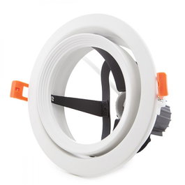 Aro Foco Downlight Par 30 E27 Blanco (Sin Lámpara)