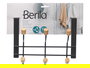 Berilo Percha 6 Pomos Puerta Negra Metal Madera 24 cm x 18 cm x 12.5 cm (Set de 12)