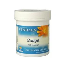 FENIOUX Salvia 180Mg 200Cápsulas - Ayuda a Disminuir la Sudoración Nocturna y Bienestar en la Menopausia