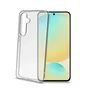 Celly GELSKIN1106 Funda Transparente de TPU Flexible y Antichoque para Samsung Galaxy S24, Estuche de Extracción, Suave, Acceso Total a Controles