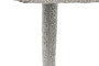 DKD Home Decor Silla de Metal y Poliéster Gris
