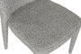 DKD Home Decor Silla de Metal y Poliéster Gris