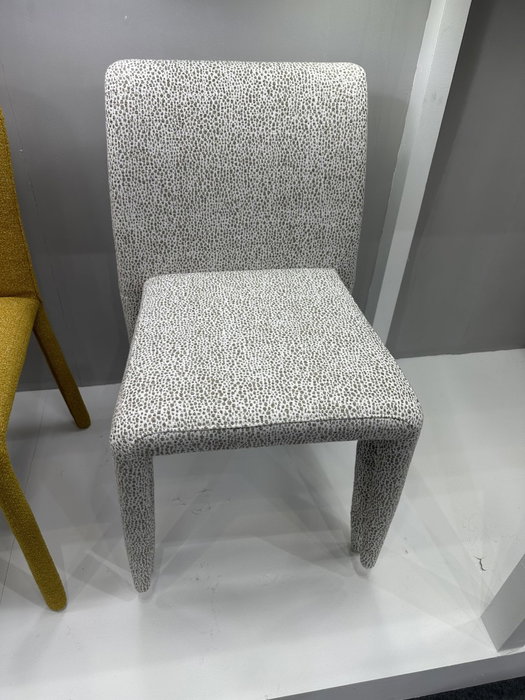 DKD Home Decor Silla de Metal y Poliéster Gris