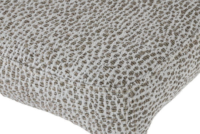 DKD Home Decor Silla de Metal y Poliéster Gris