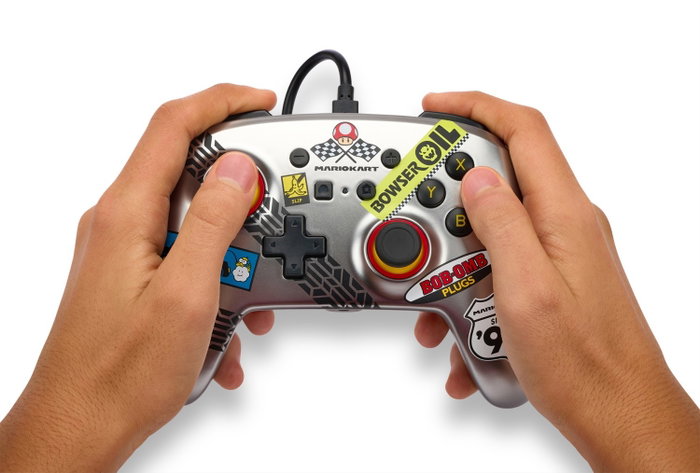 PowerA Mando con cable mejorado para Nintendo Switch Mario Kart