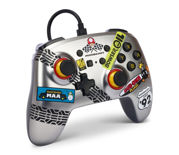 PowerA Mando con cable mejorado para Nintendo Switch Mario Kart