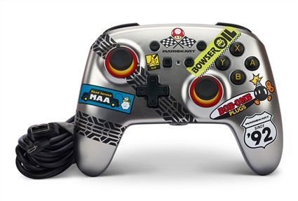 Power A Mando con Cable NSGP0145-01 para Nintendo Switch Mario Kart, con Cable USB-C de 3m