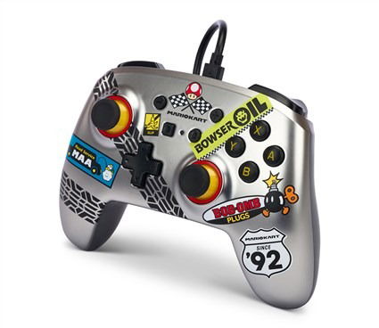 Power A Mando con Cable NSGP0145-01 para Nintendo Switch Mario Kart, con Cable USB-C de 3m