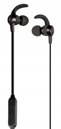 TOSHIBA Auriculares in-ear con gancho sport, Bluetooth y micrófono - Negro