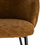Silla Marrón Tejido-Metal Contract 56,50 X 56 X 74,50 cm (Set de 2)