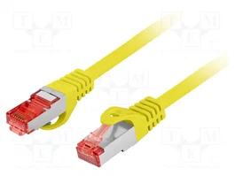 LANBERG Patch Cord Cat 6 S/FTP 10m Amarillo