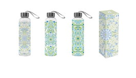 DKD Home Decor Botellas de Borosilicato Estilo Árabe, 550ml, Surtido de Colores
