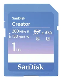 SanDisk Creator 1 TB SDXC UHS-II Clase 10 Tarjeta de Memoria 280 MB/s