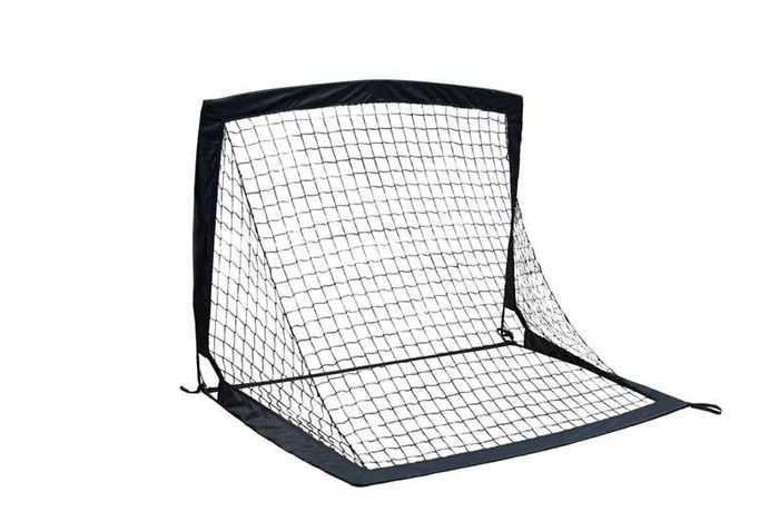 Ociotrends Set Dos Porterías Plegable de Fibra con Anclajes 120x90x90 y 180x91x120 cm