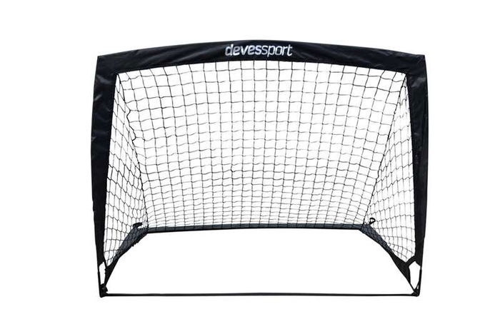 Ociotrends Set Dos Porterías Plegable de Fibra con Anclajes 120x90x90 y 180x91x120 cm