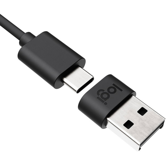 Logitech Adaptador USB-C a USB-A Zone Wired UC Grafito