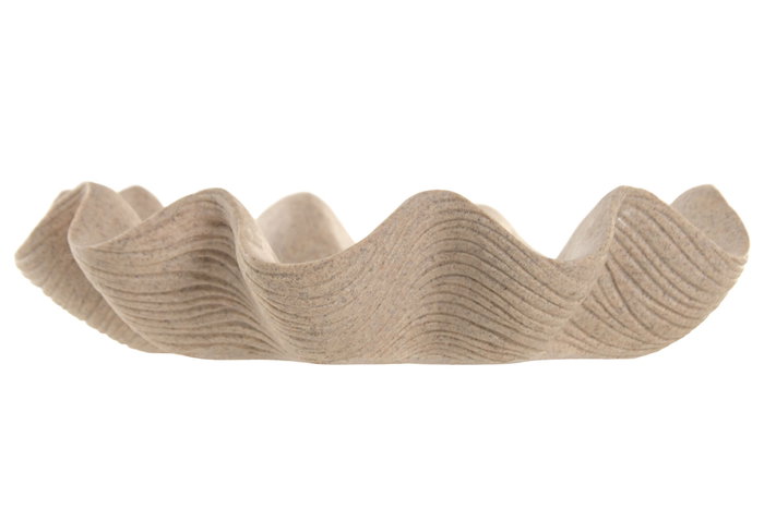 DKD Home Decor Centro de Mesa Cnacc 26 Beige 26x26x6.5 cm