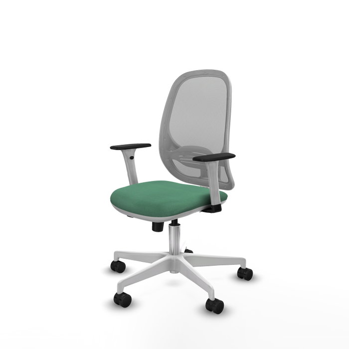 PIQUERAS Y CRESPO Silla de oficina Cilanco Verde esmeralda y Gris PIQUERAS Y CRESPO Silla de oficina Cilanco Verde esmeralda y Gris