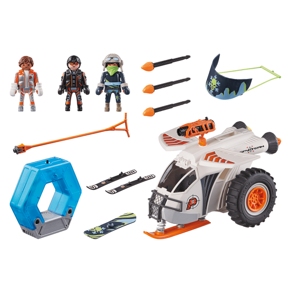 Playmobil Spy Team Planeador Nieve con Figuras y Portal de Hielo con Luces y Sonido Playmobil Spy Team Planeador Nieve con Figuras y Portal de Hielo con Luces y Sonido